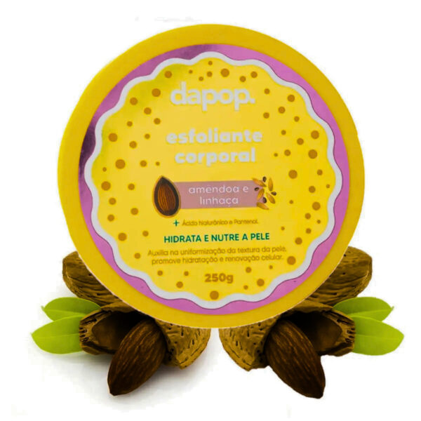 Esfoliante Corporal Perfumado Com Amêndoa e Linhaça - Dapop - Image 3