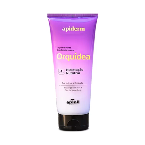 Loção Hidratante Corporal Apiderm Orquídea 190g - Apinil Cosméticos