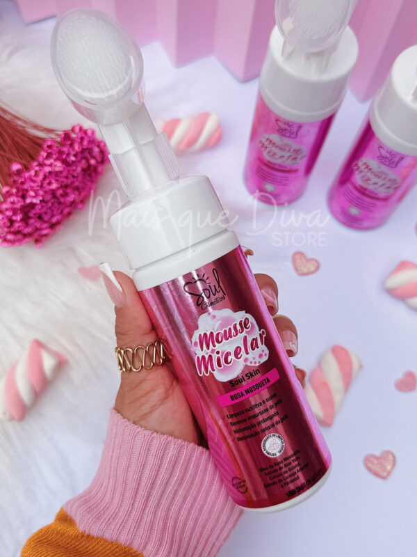 Mousse Micelar Rosa Mosqueta Soul Skin - Soul Cosmeticos - Image 4
