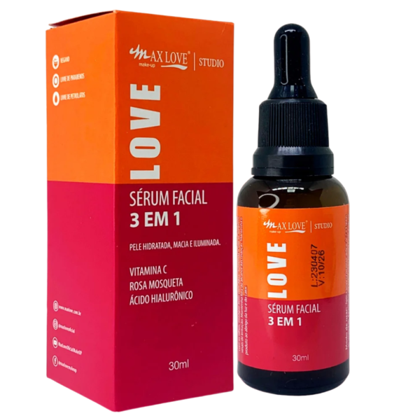 Sérum Facial 3 em 1 Max Love
