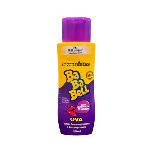 Sabonete Intimo Bababell Uva 200ml - Bell Corpus Cosméticos