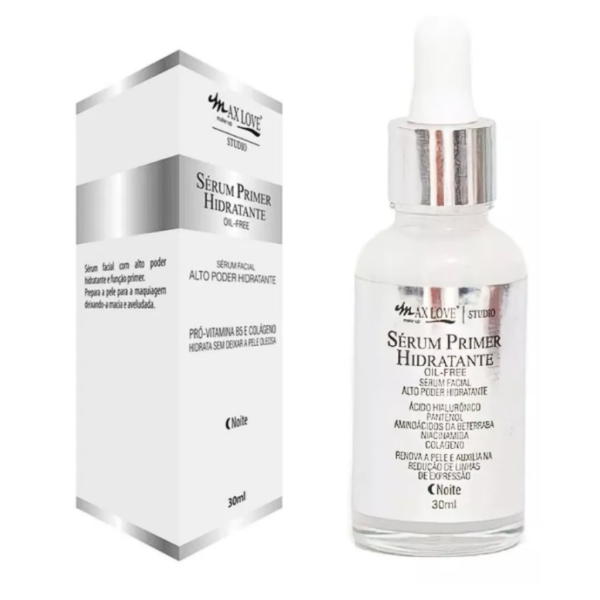 Sérum Facial Primer Hidratante Noite Max Love Studio