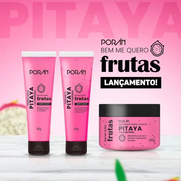 Esfoliante Corpo e Rosto Pitaya + D-Pantenol C 240g – Porán - Image 2
