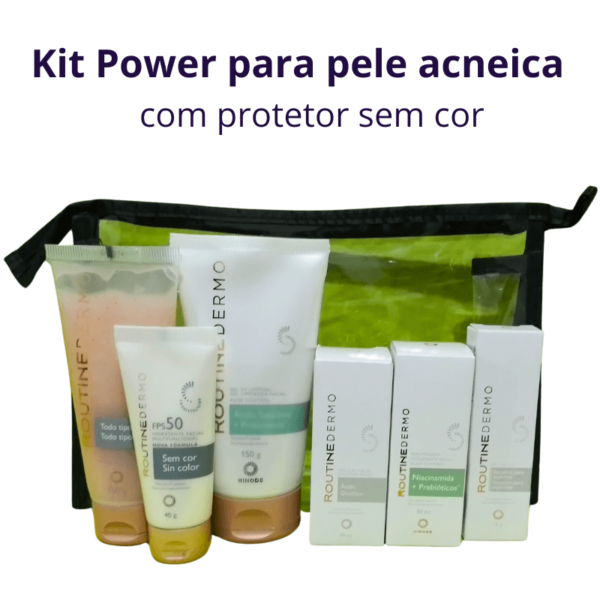 Kit Power para tratamento de acne