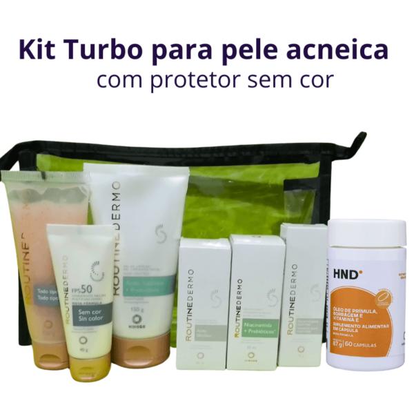 Kit Turbo para tratamento de acne