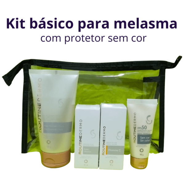 Kit básico para tratamento de melasma com hidratante facial FPS50