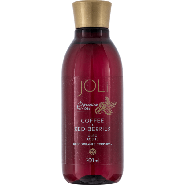 Óleo Desodorante Corporal Joli Café e Frutas Vermelhas 200ml